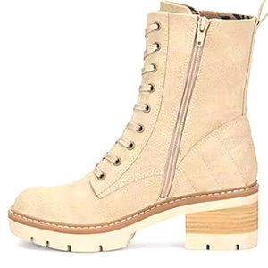 BOC Born Women's Malika Stacked Heel Boot Size 9.5"M Military Style Classy